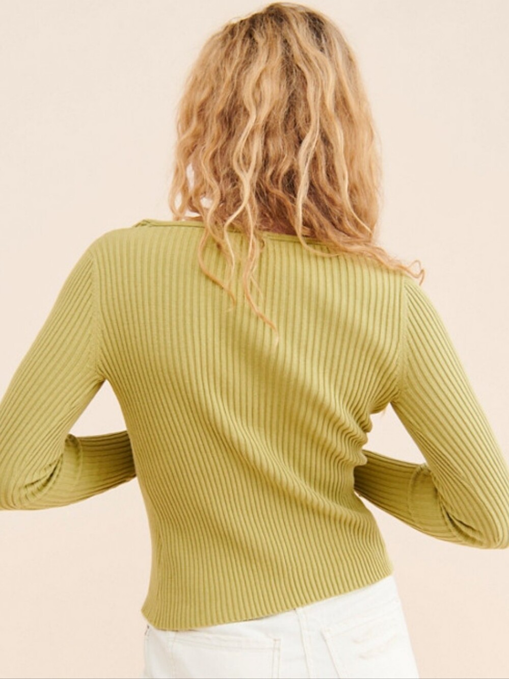 Free People Charlie Ruffled Knit In IVORY - Picture 12 of 16